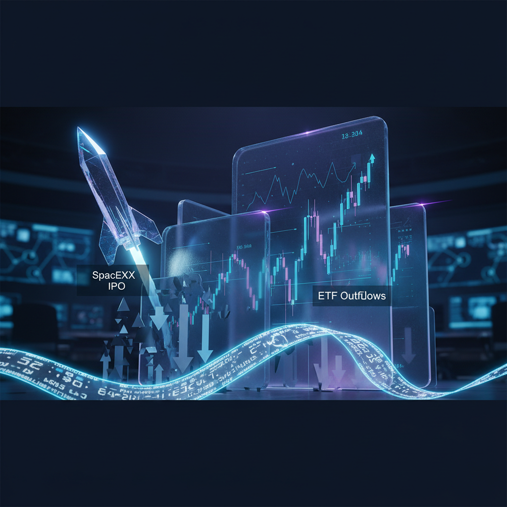 Bitcoin Recovers Amid SpaceX IPO and ETF Outflows; Altcoins Under Pressure